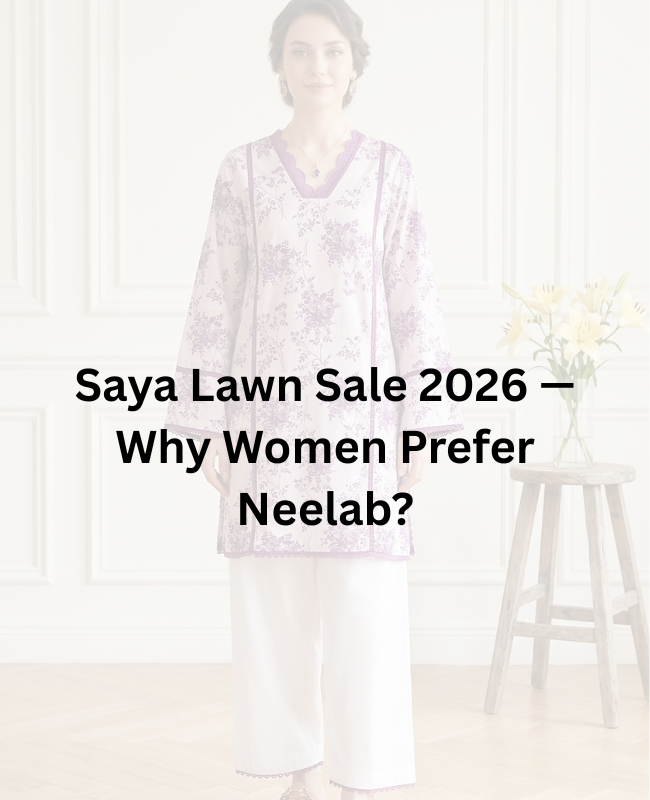 Saya Lawn Sale 2026 — Why Women Prefer Neelab